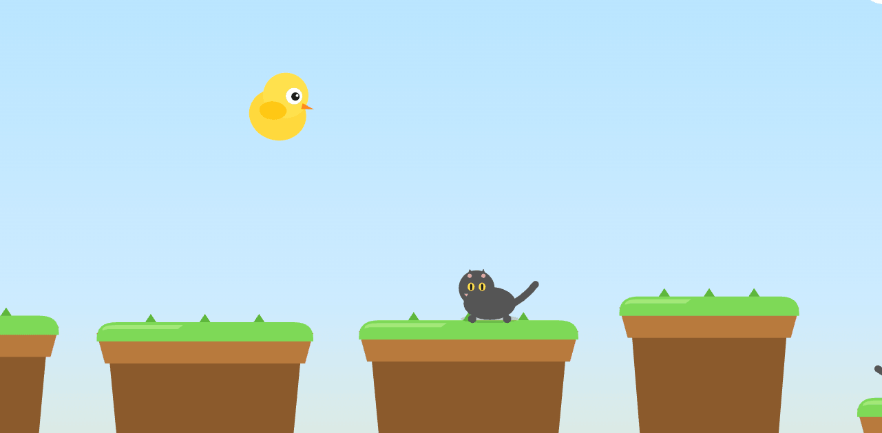 Jumpy Chick game screenshot