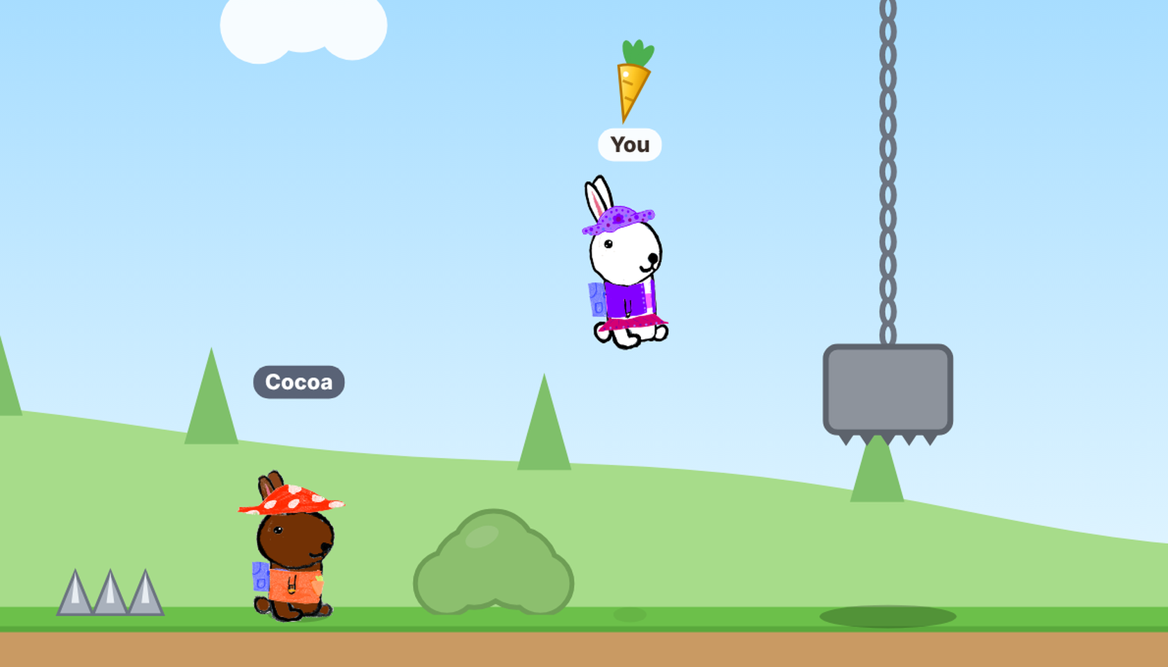 Rabbit Race game screenshot